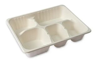 5-comp Bagasse Tray