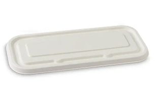 Lid of 500 Retangular Bagasse Takeaway Box